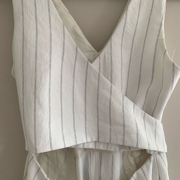 Wilfred Écoulement V Jumpsuit white navy pinstripe - Picture 5 of 11